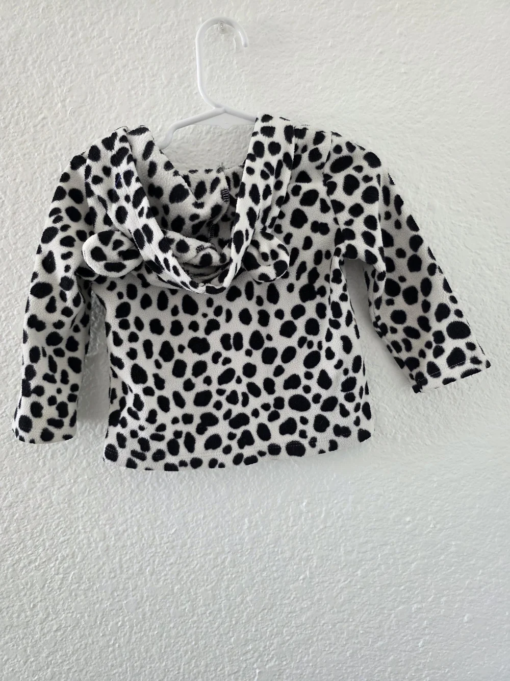 The Children's Place Black and White Dalmatian Hooded Top